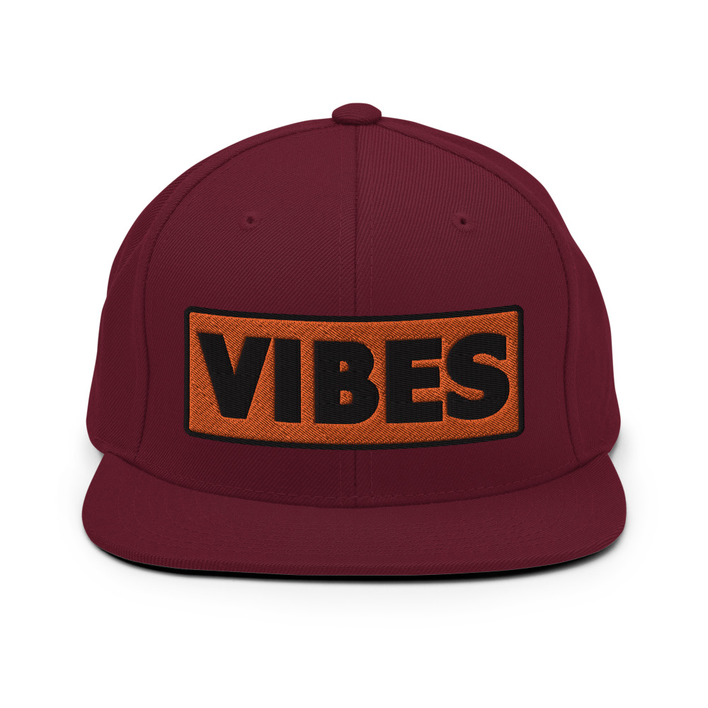 Casquette Snapback VIBES orange – Image 16