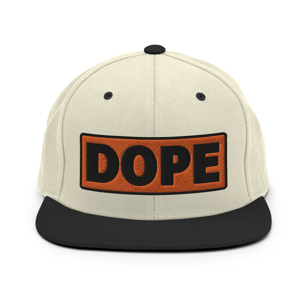 Casquette Snapback DOPE orange – Image 8