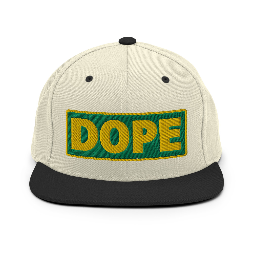 Casquette Snapback DOPE vert – Image 8