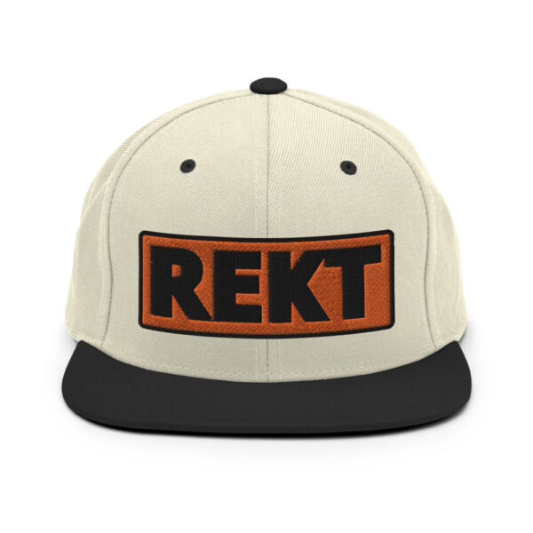 Casquette Snapback REKT orange