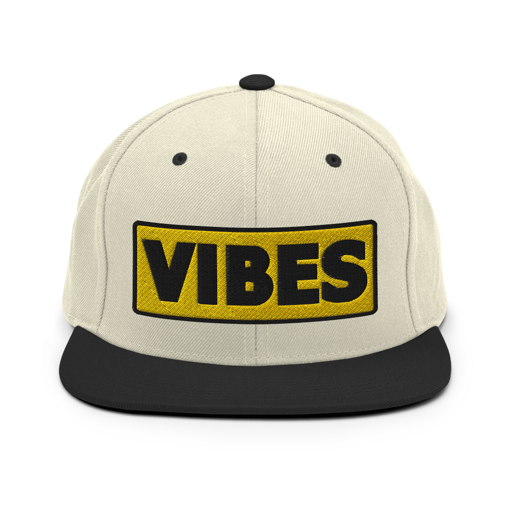Casquette Snapback VIBES jaune – Image 17