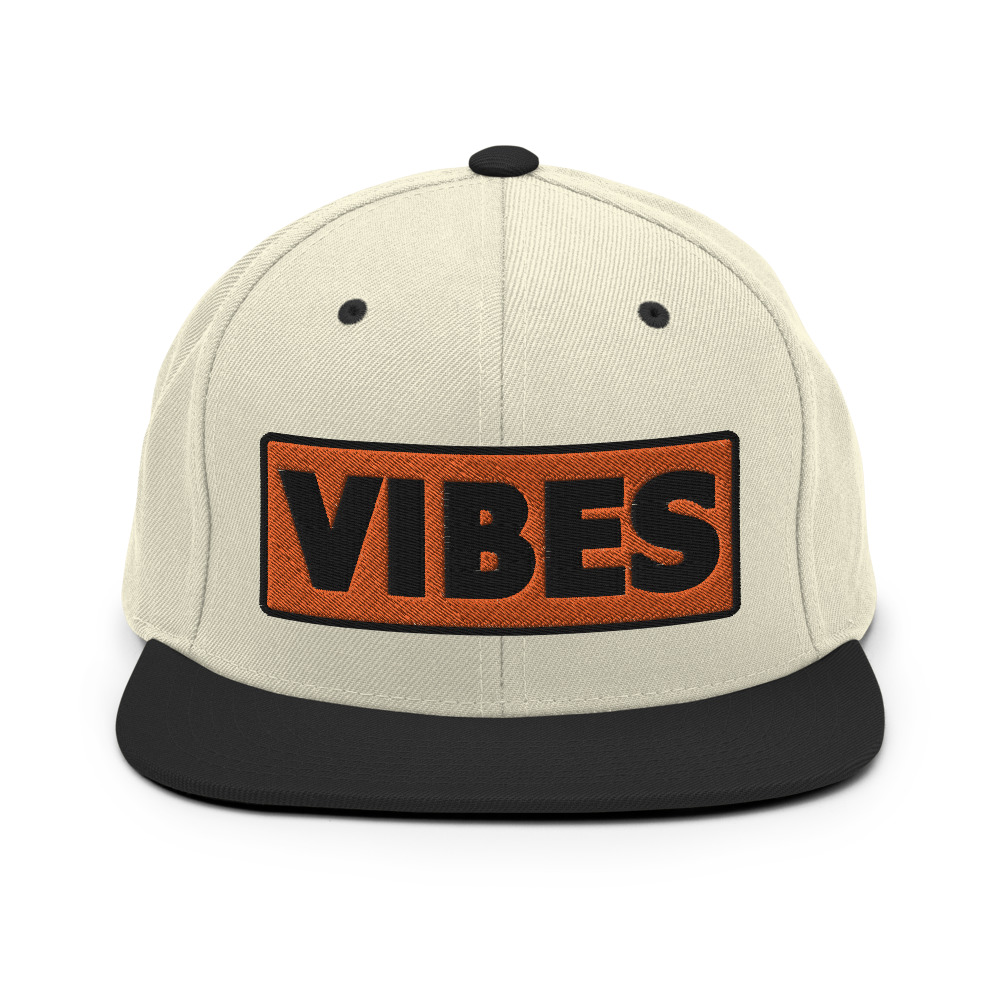 Casquette Snapback VIBES orange – Image 6