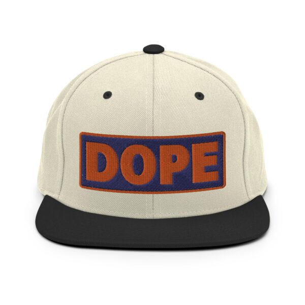 Casquette Snapback DOPE bleu