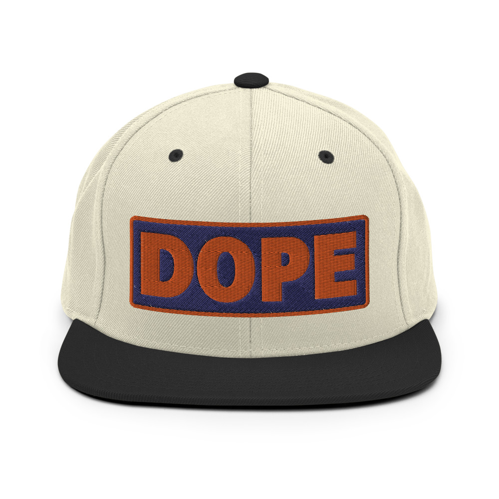 Casquette Snapback DOPE bleu