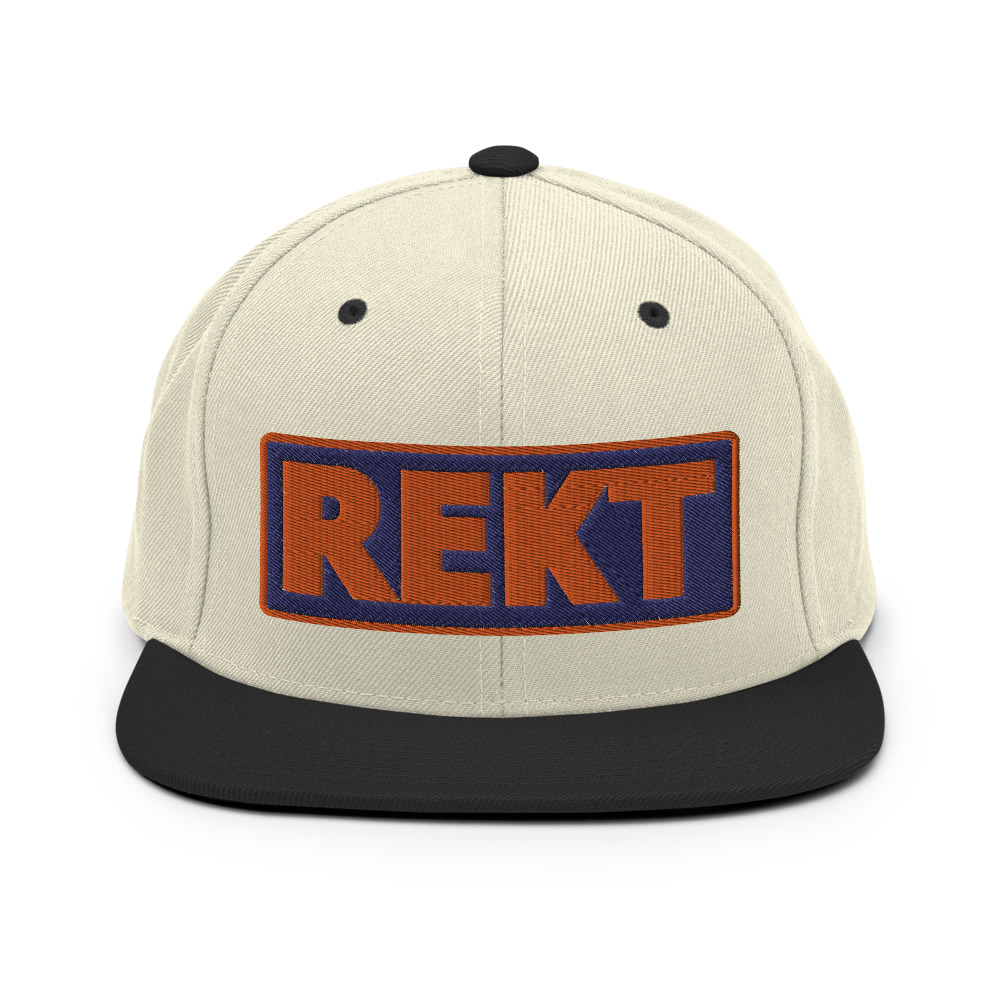 Casquette Snapback REKT bleu – Image 4