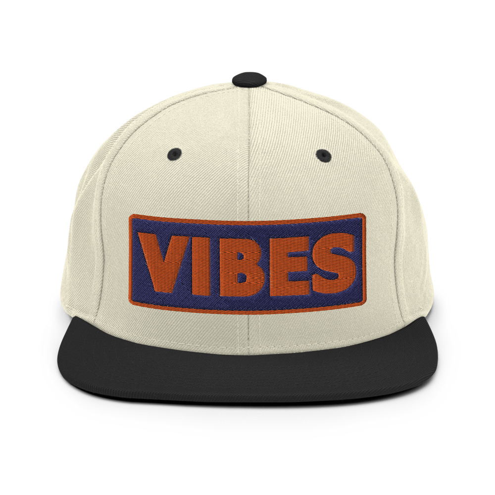 Casquette Snapback VIBES bleu