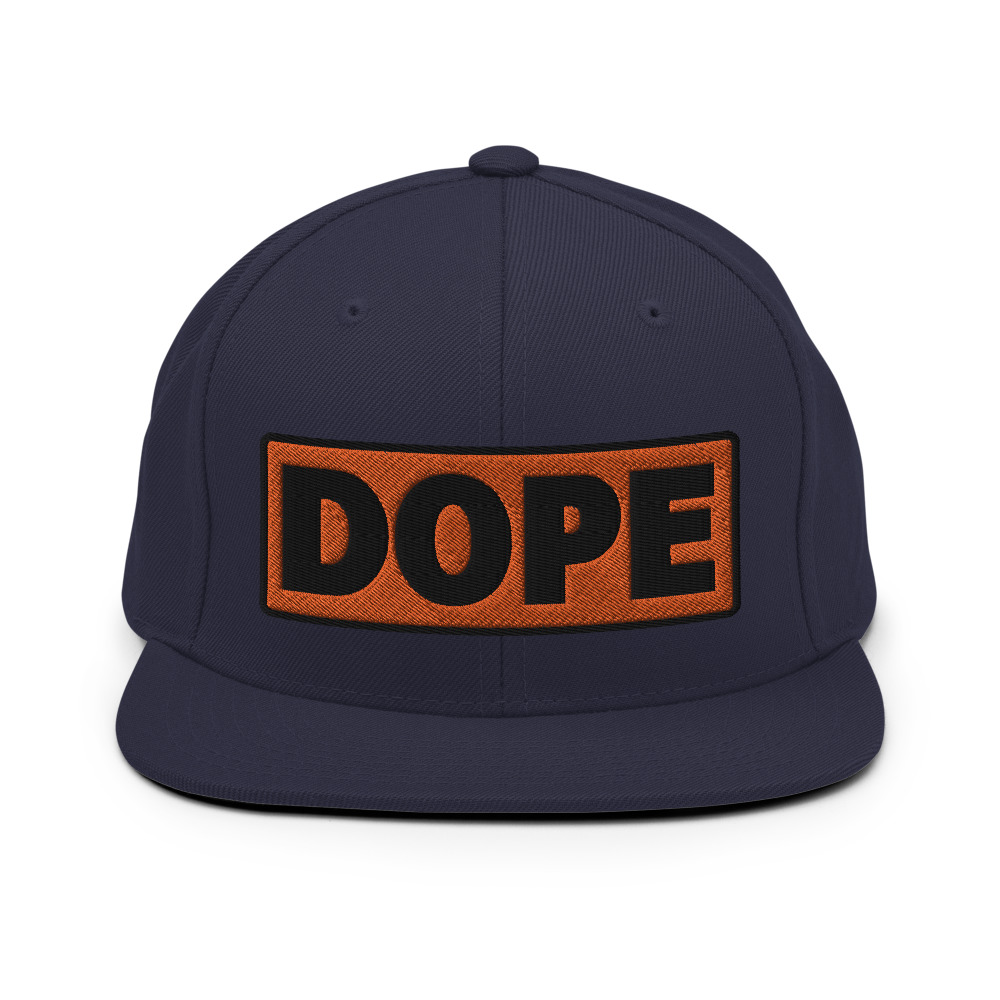 Casquette Snapback DOPE orange – Image 3