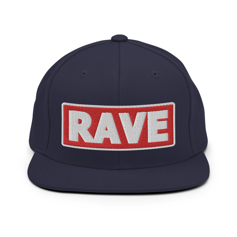 Casquette Snapback RAVE rouge – Image 11