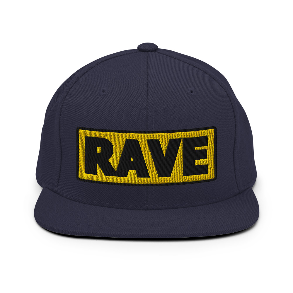 Casquette Snapback RAVE jaune – Image 3