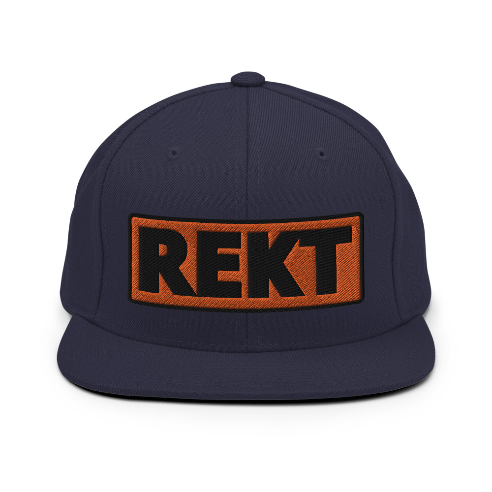 Casquette Snapback REKT orange – Image 7