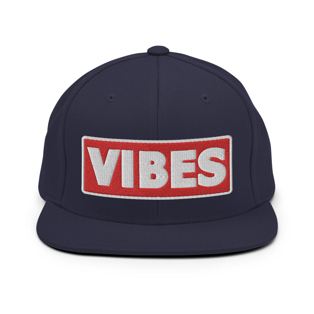Casquette Snapback VIBES rouge – Image 11