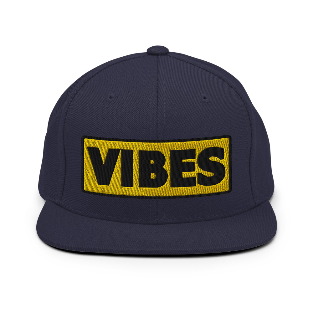 Casquette Snapback VIBES jaune – Image 11