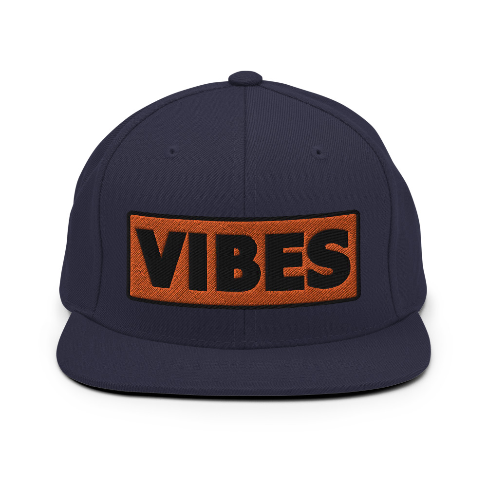 Casquette Snapback VIBES orange – Image 9