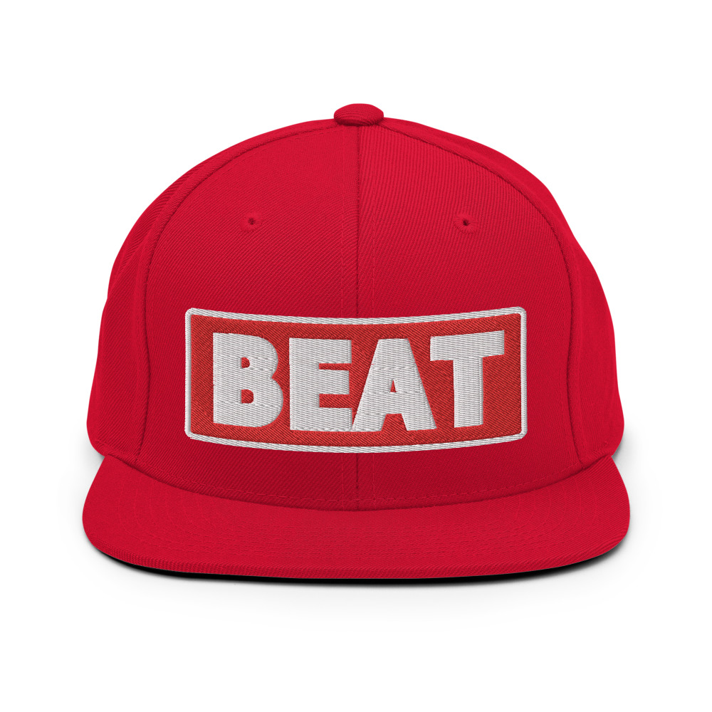 Casquette Snapback BEAT rouge – Image 11