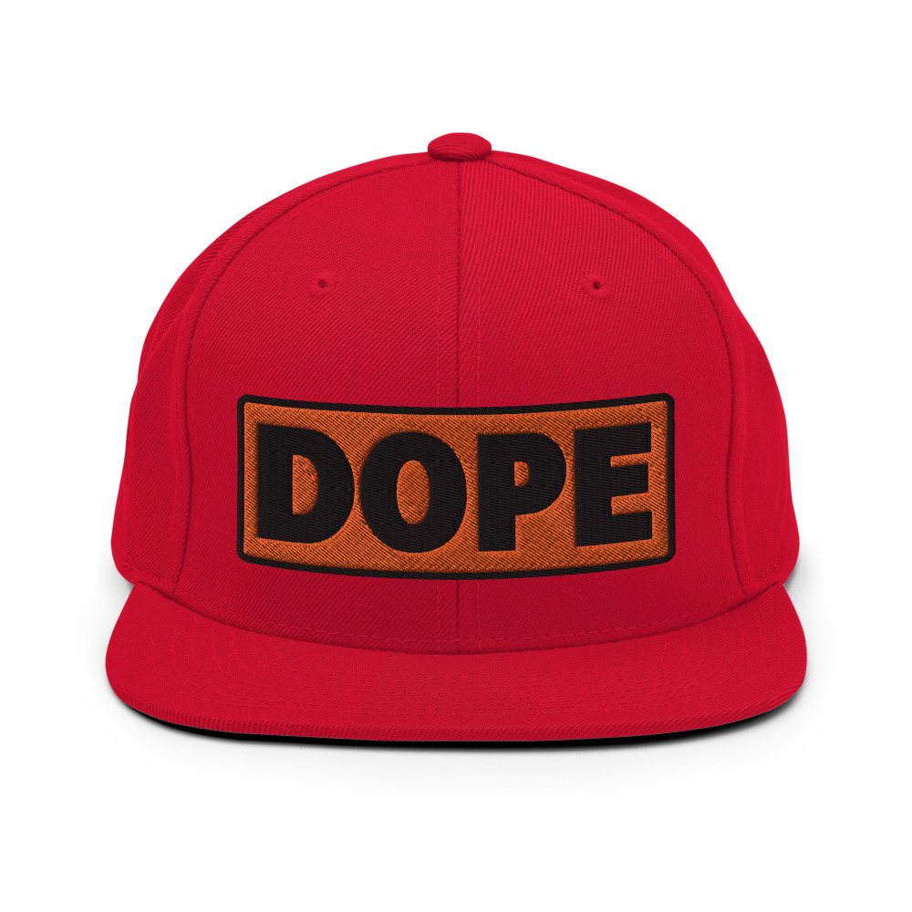 Casquette Snapback DOPE orange – Image 2
