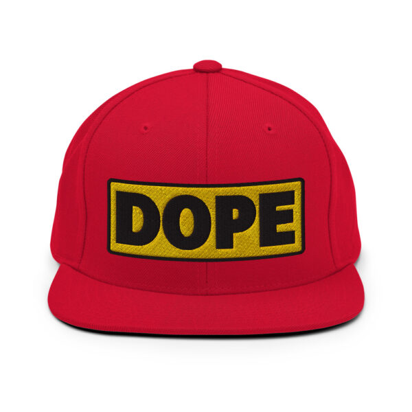 Casquette Snapback DOPE jaune