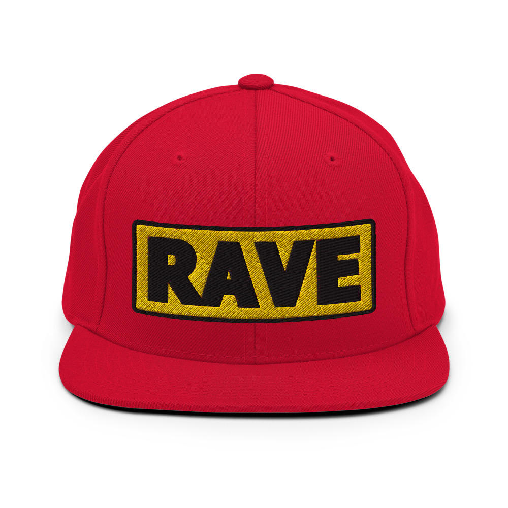 Casquette Snapback RAVE jaune – Image 2