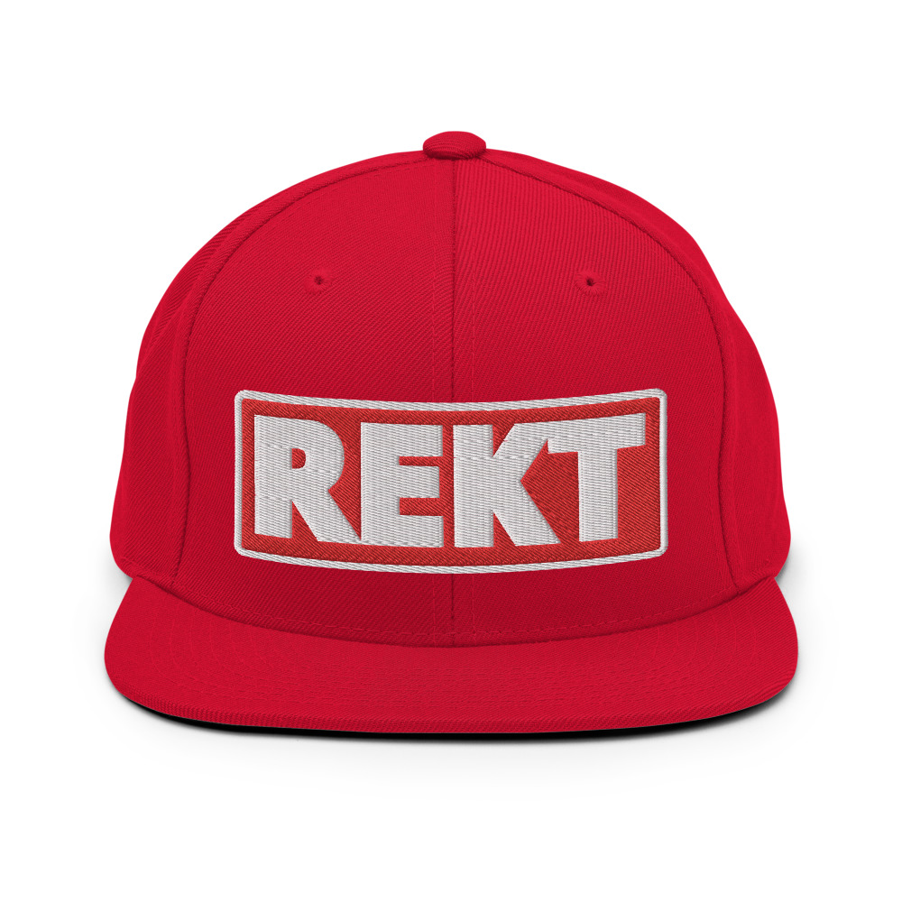 Casquette Snapback REKT rouge – Image 10