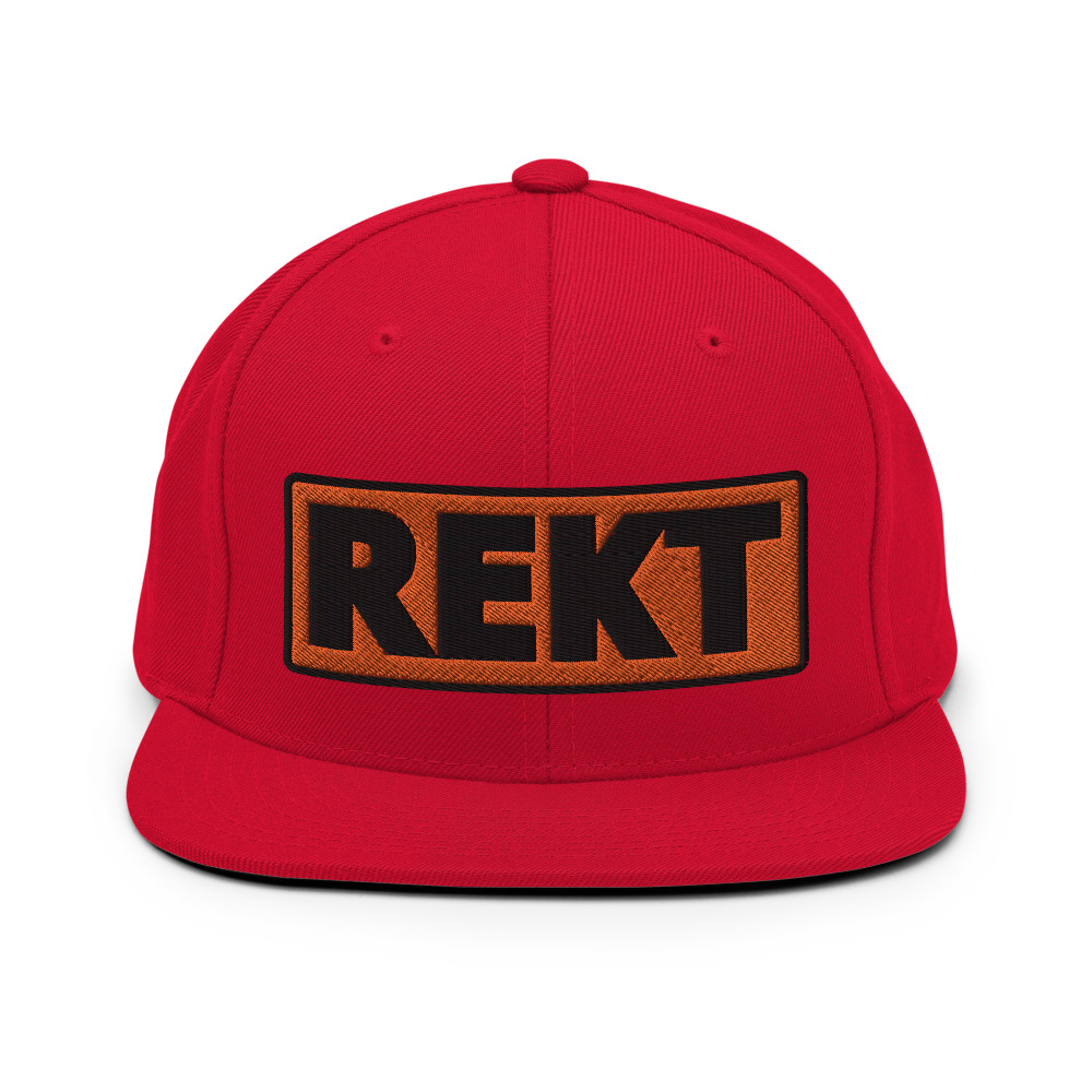 Casquette Snapback REKT orange – Image 10