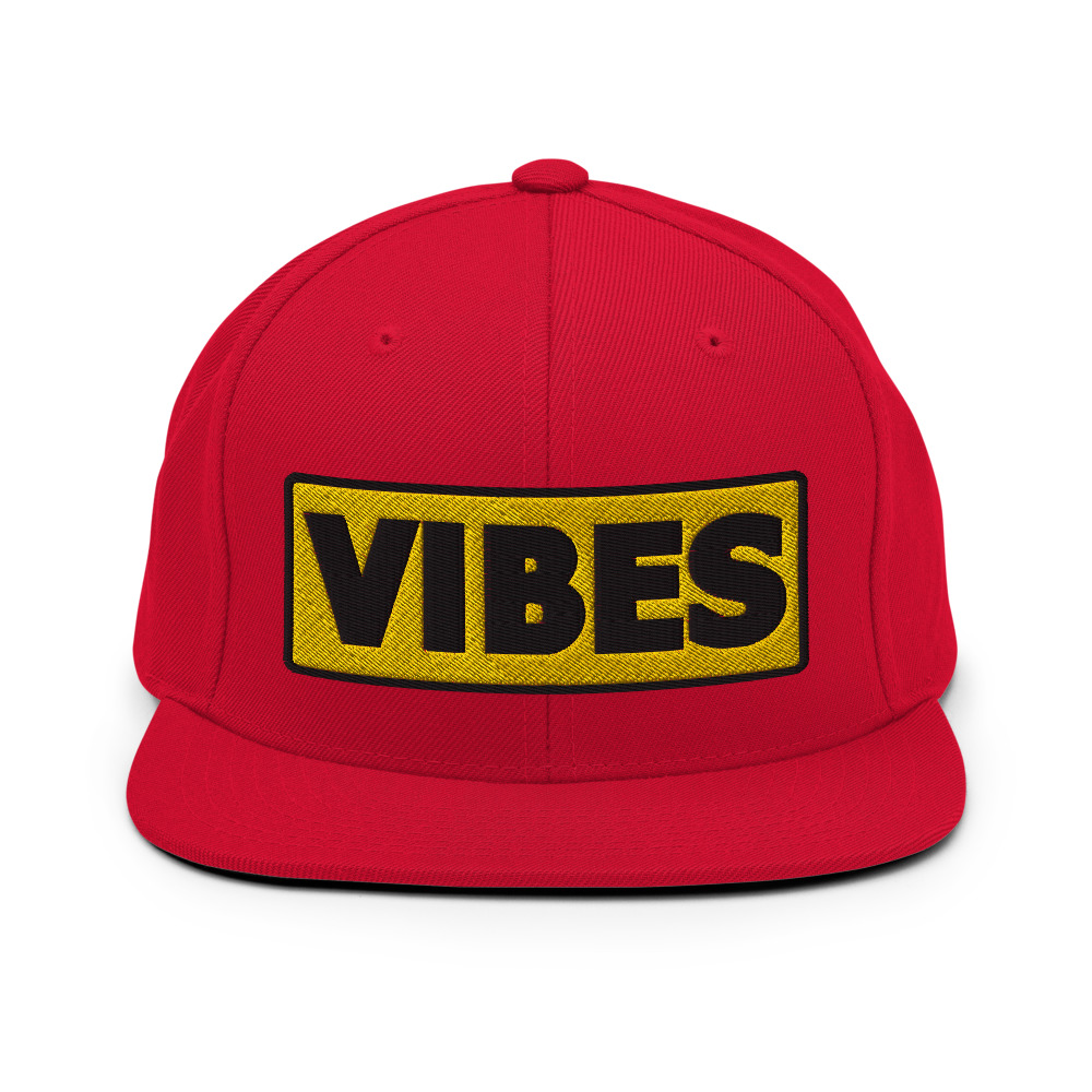 Casquette Snapback VIBES jaune – Image 10
