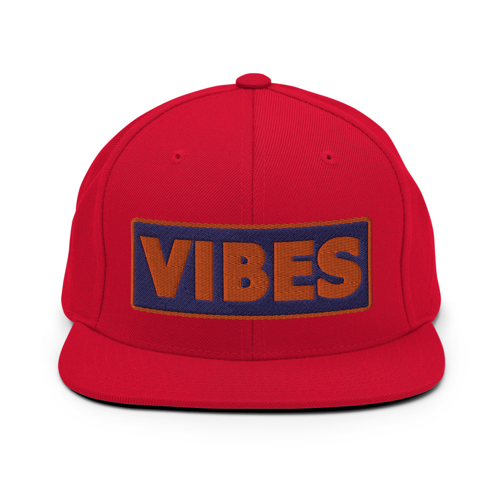 Casquette Snapback VIBES bleu – Image 8