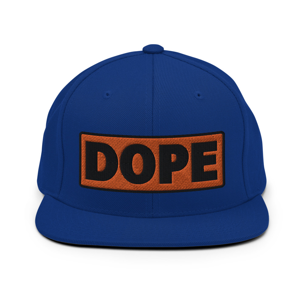 Casquette Snapback DOPE orange – Image 9