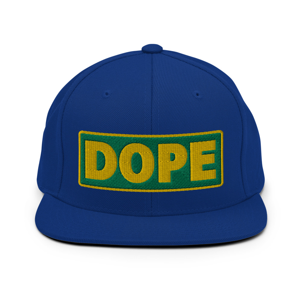 Casquette Snapback DOPE vert – Image 9