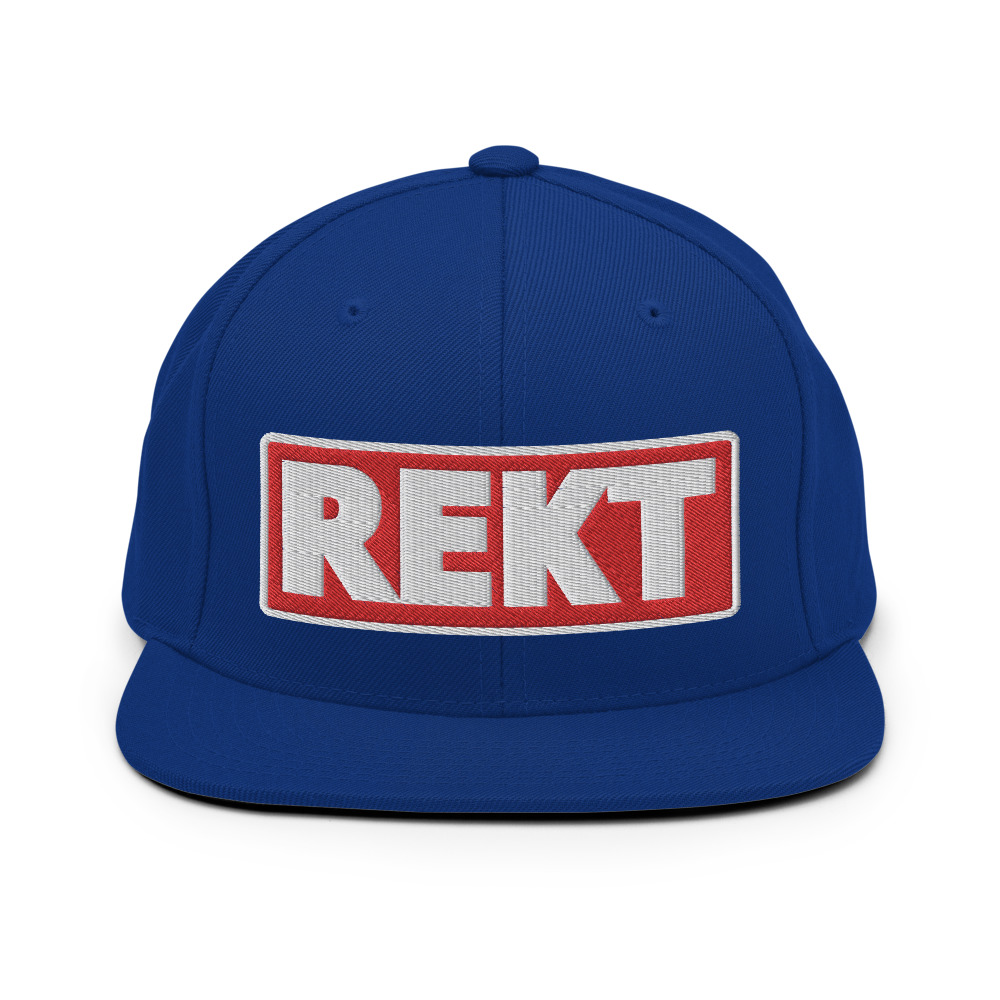 Casquette Snapback REKT rouge – Image 9