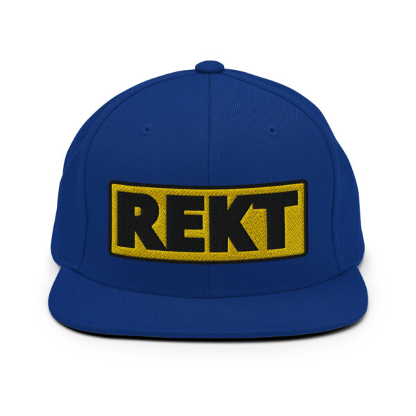 Casquette Snapback REKT jaune