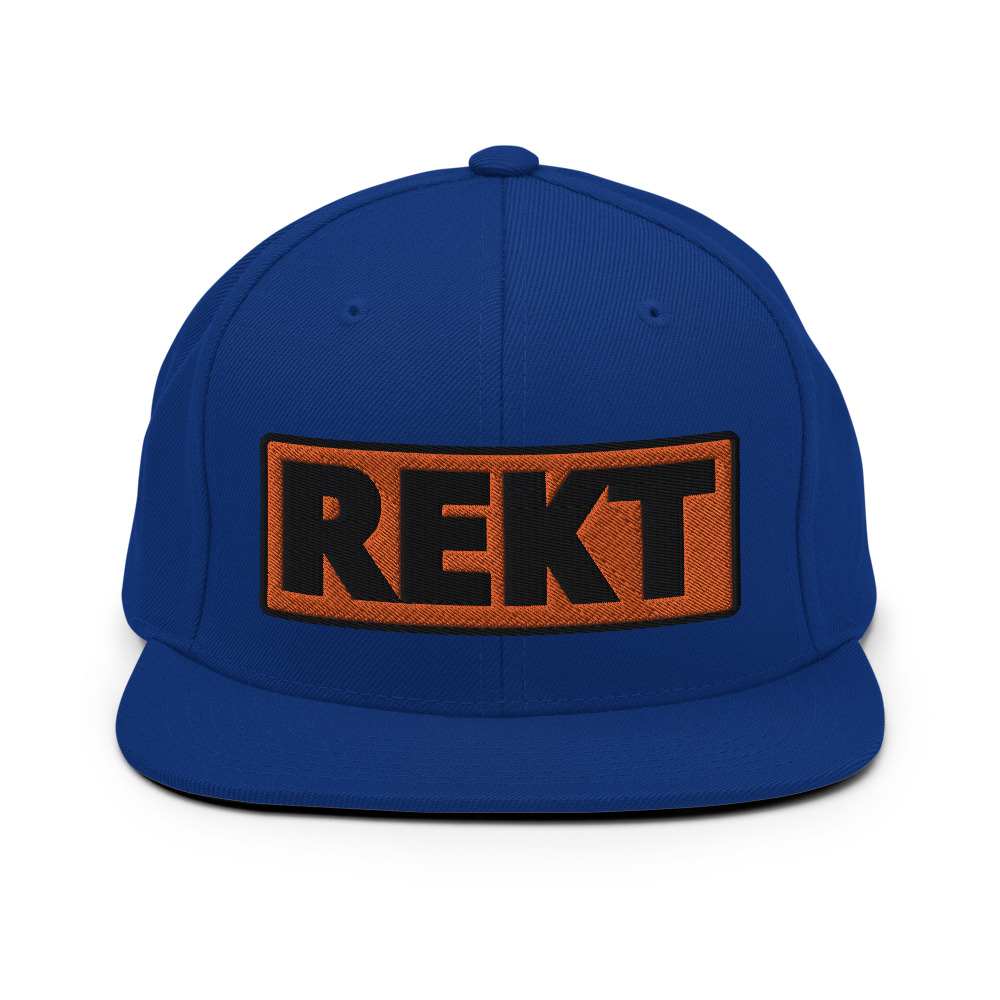 Casquette Snapback REKT orange – Image 9