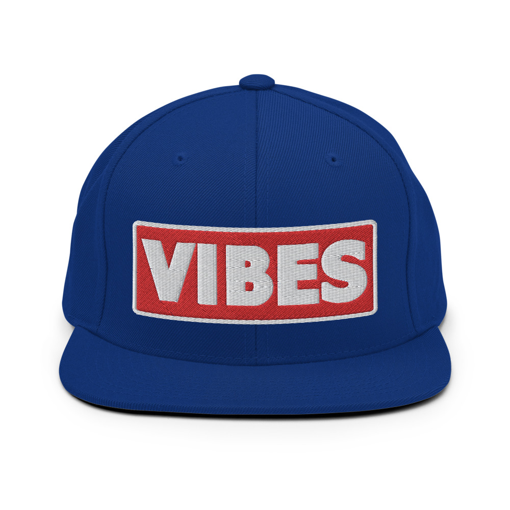 Casquette Snapback VIBES rouge – Image 9