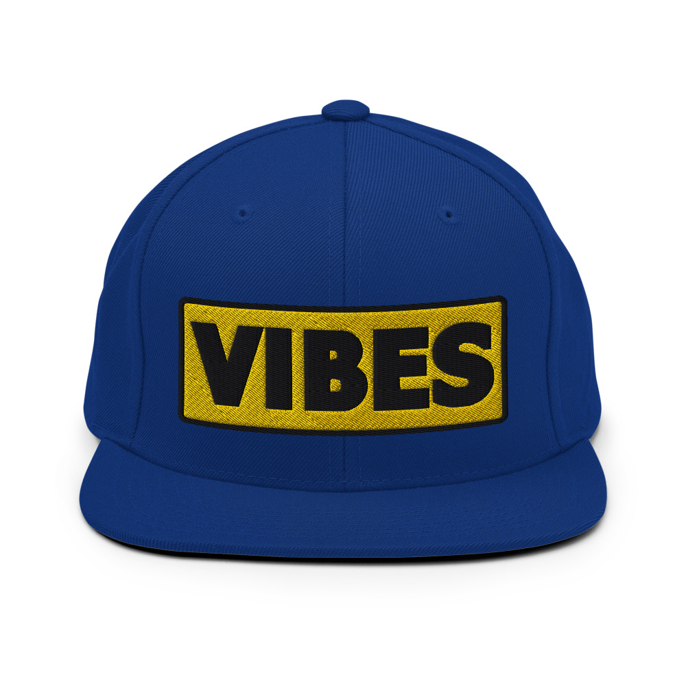 Casquette Snapback VIBES jaune – Image 9