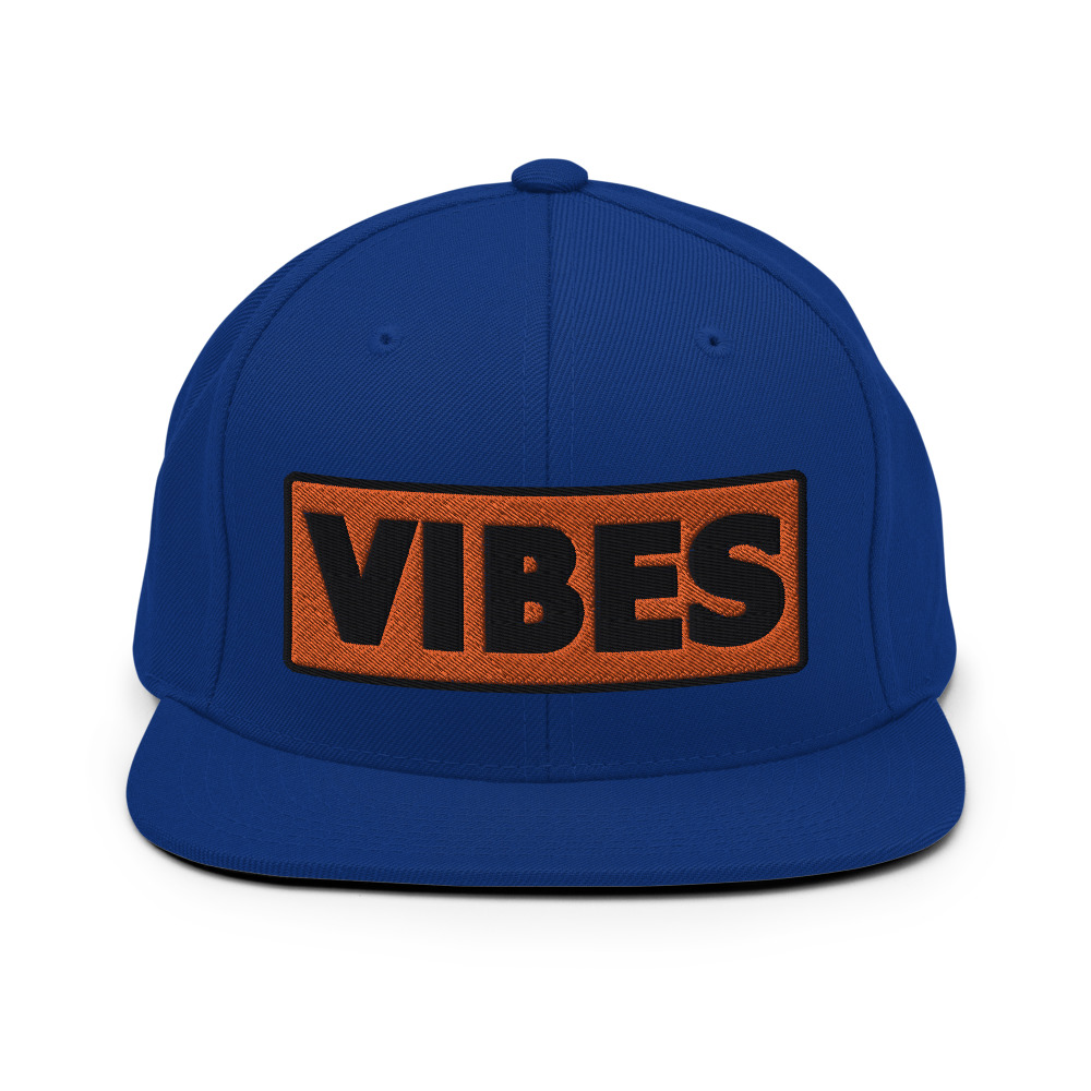 Casquette Snapback VIBES orange – Image 8