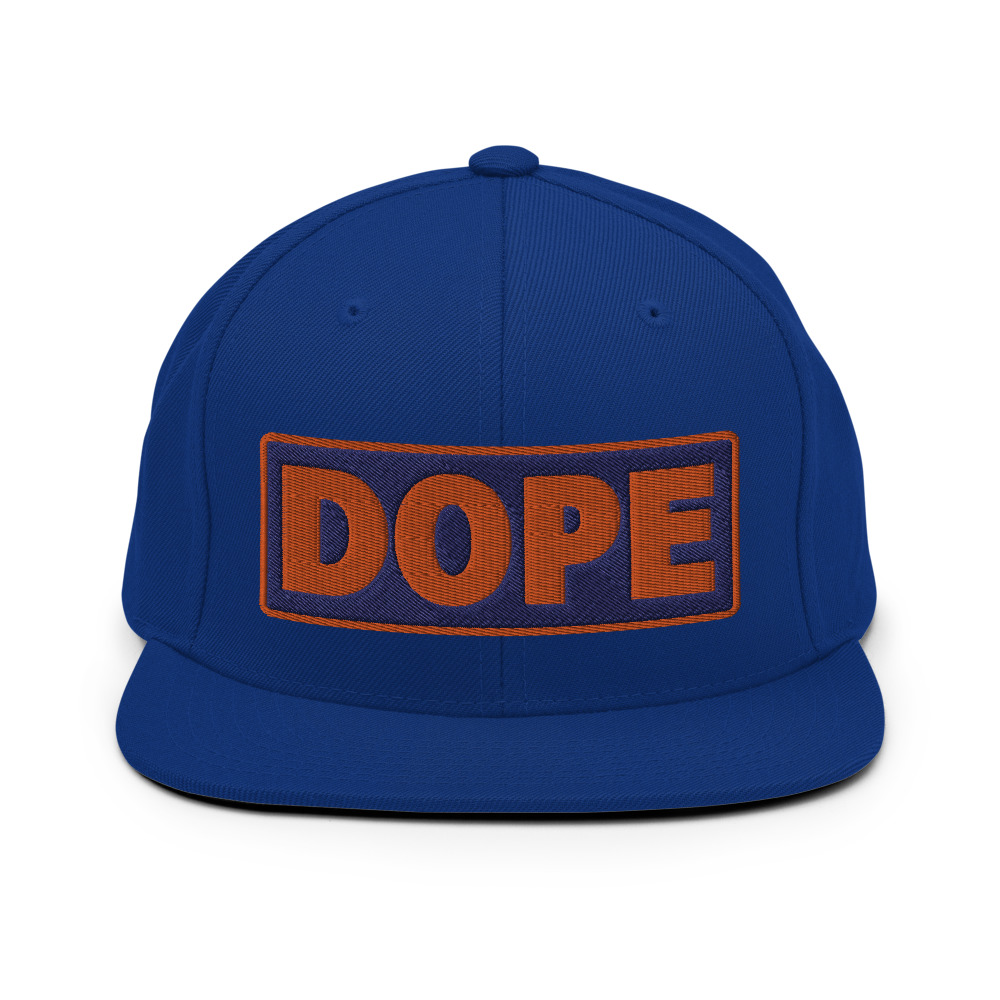 Casquette Snapback DOPE bleu – Image 9
