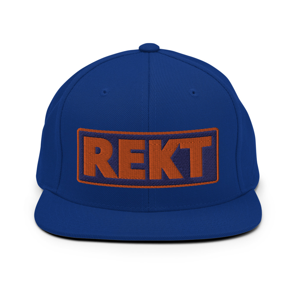Casquette Snapback REKT bleu – Image 9
