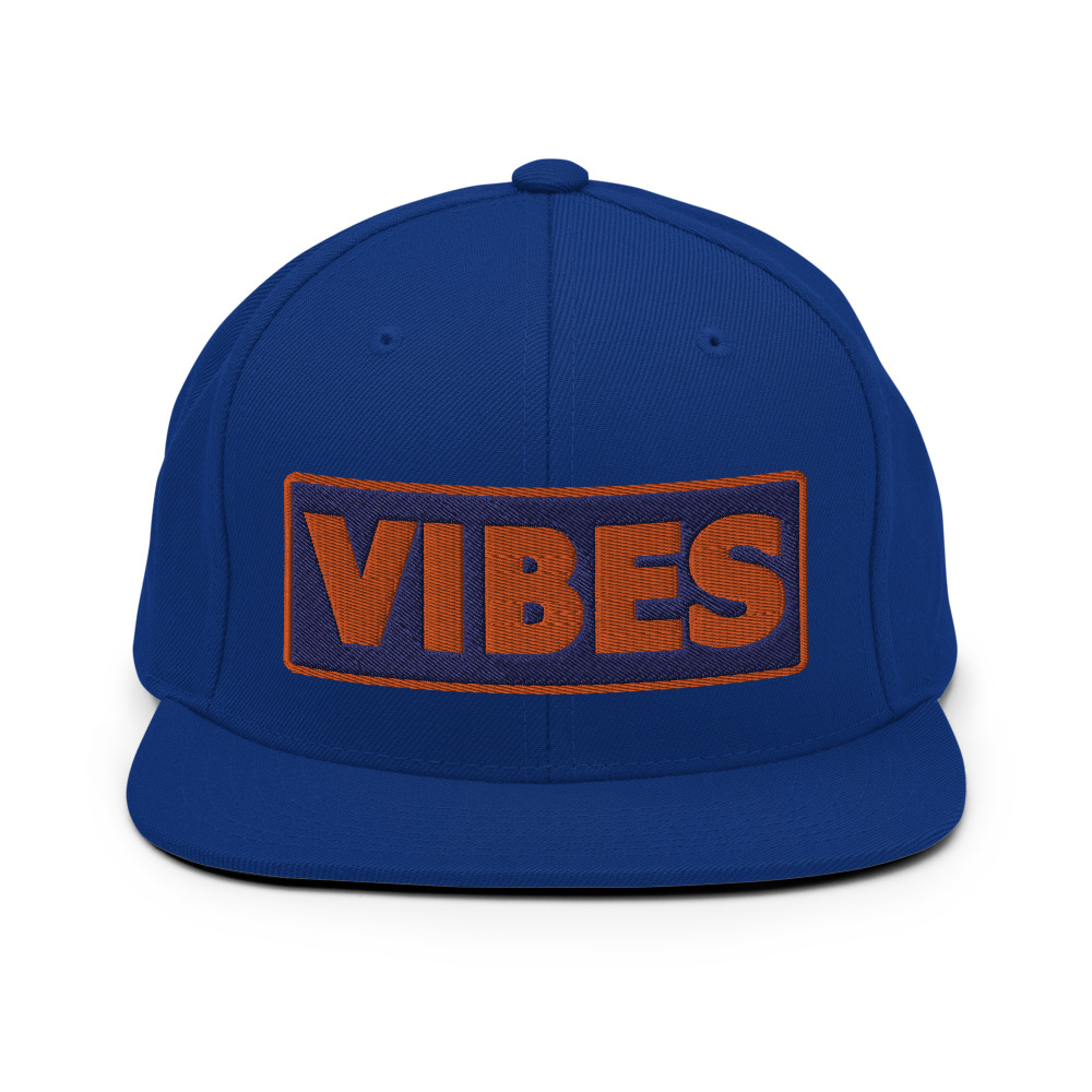 Casquette Snapback VIBES bleu – Image 9