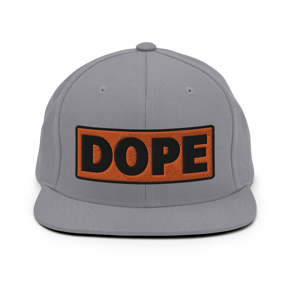 Casquette Snapback DOPE orange – Image 7
