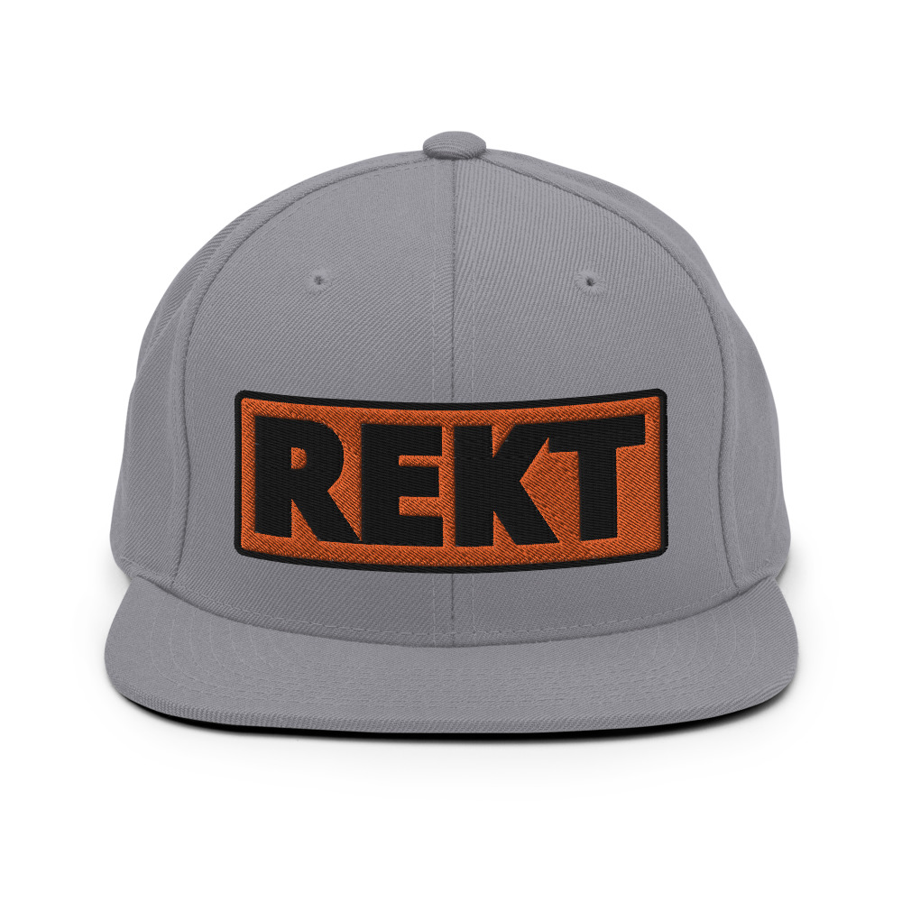 Casquette Snapback REKT orange – Image 6