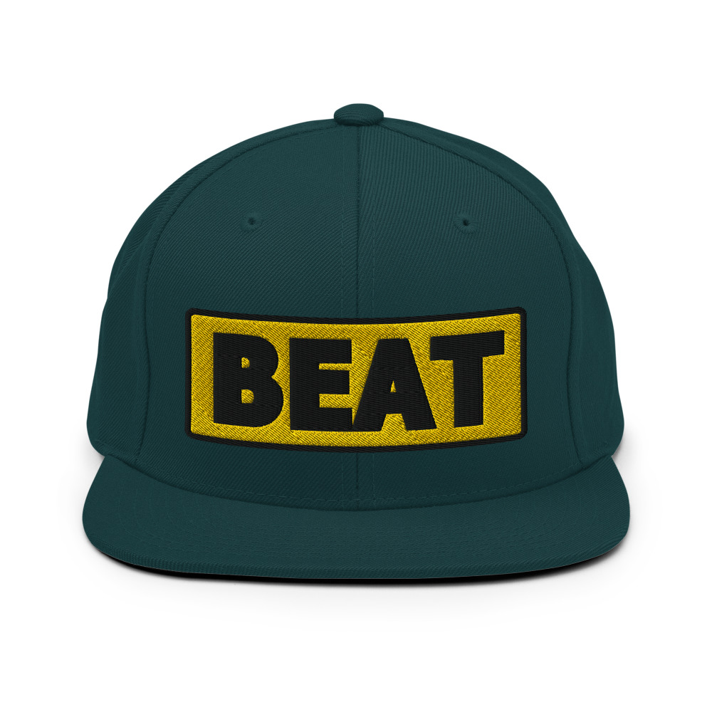 Casquette Snapback BEAT jaune – Image 5