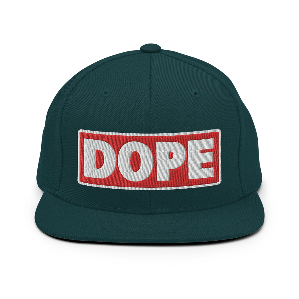 Casquette Snapback DOPE rouge – Image 6