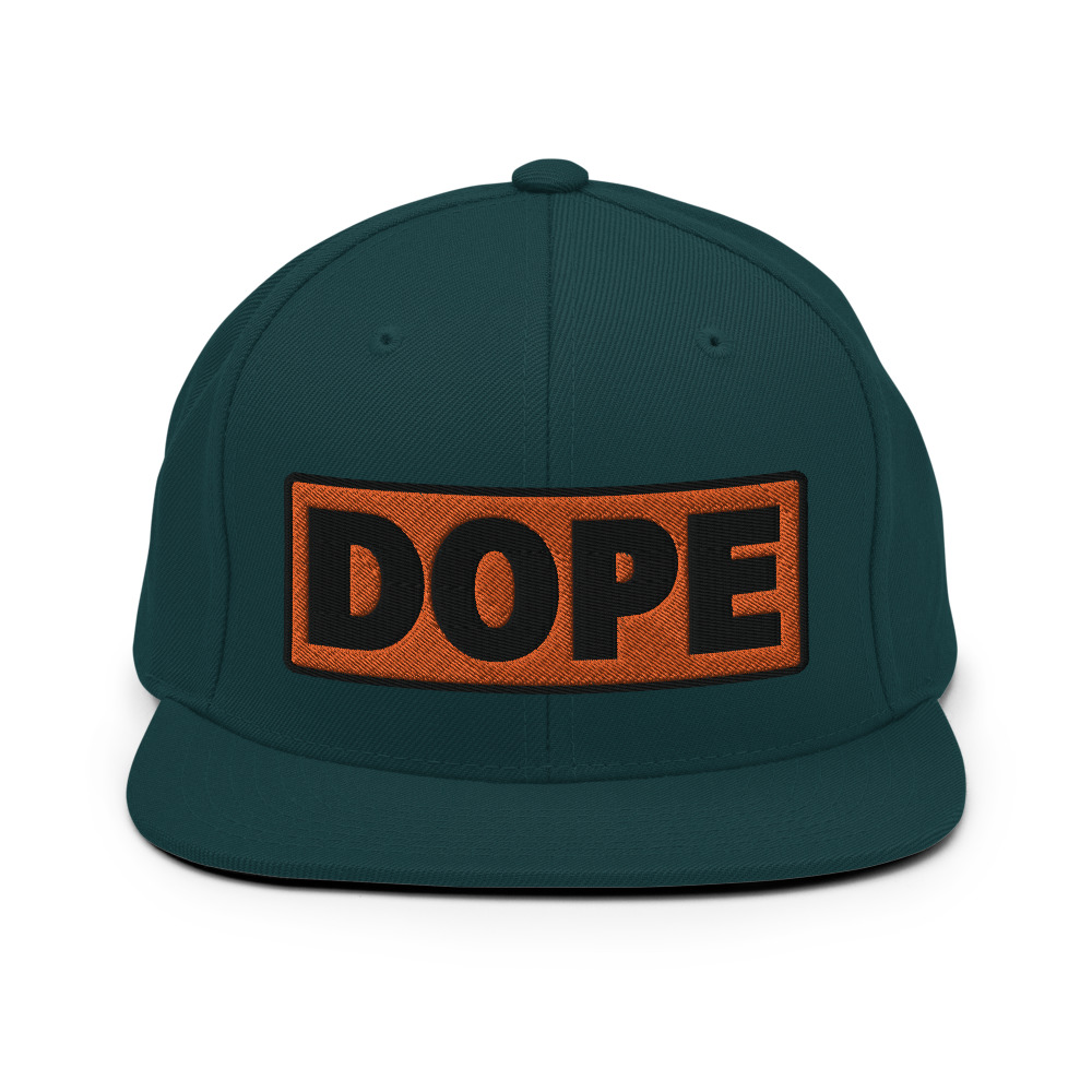Casquette Snapback DOPE orange – Image 14