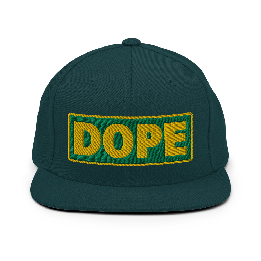 Casquette Snapback DOPE vert – Image 14