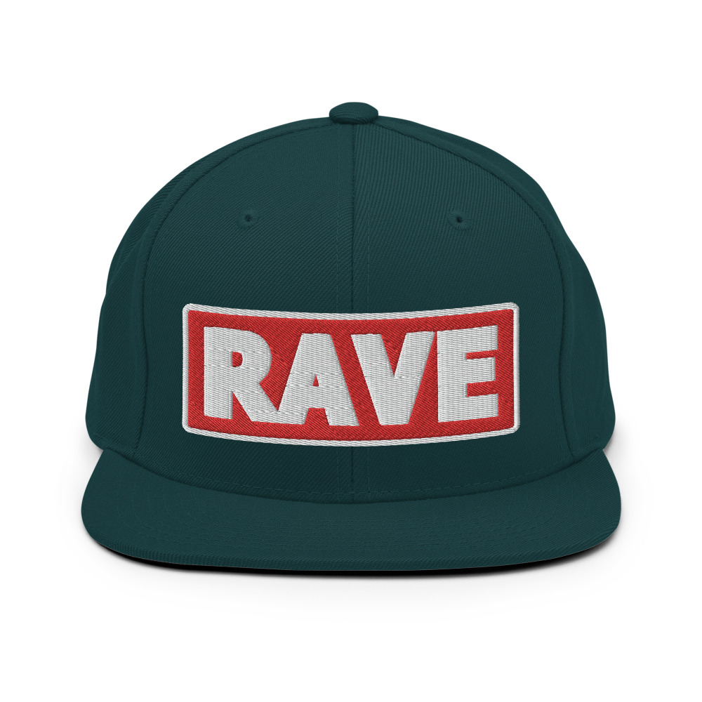 Casquette Snapback RAVE rouge – Image 6