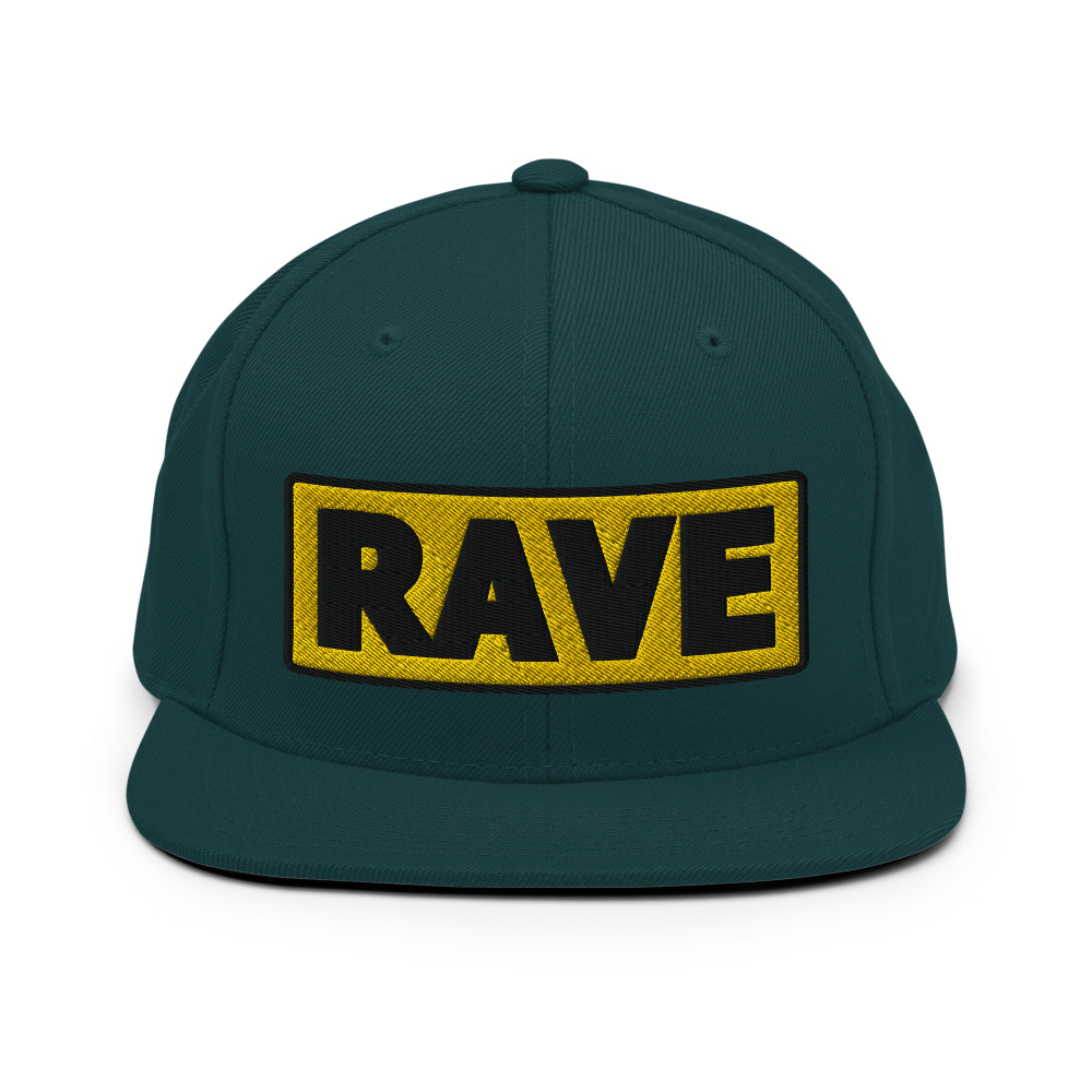 Casquette Snapback RAVE jaune – Image 17