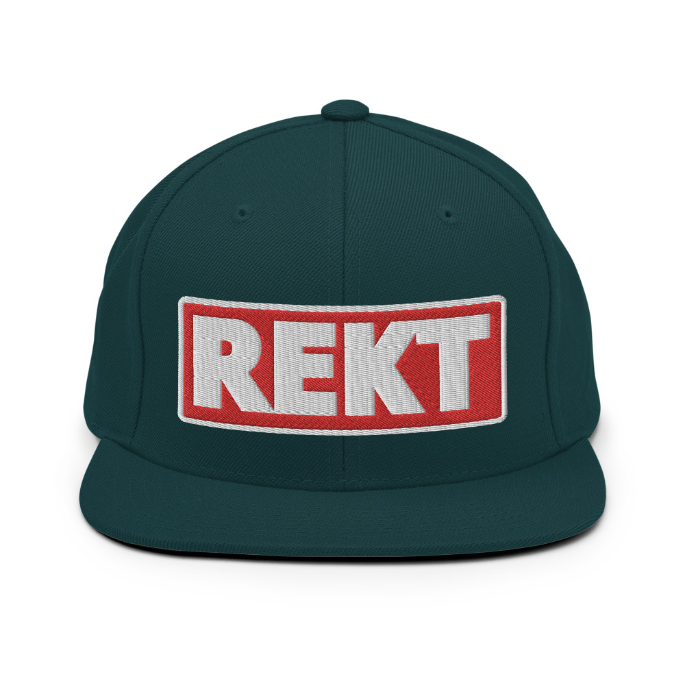 Casquette Snapback REKT rouge – Image 6