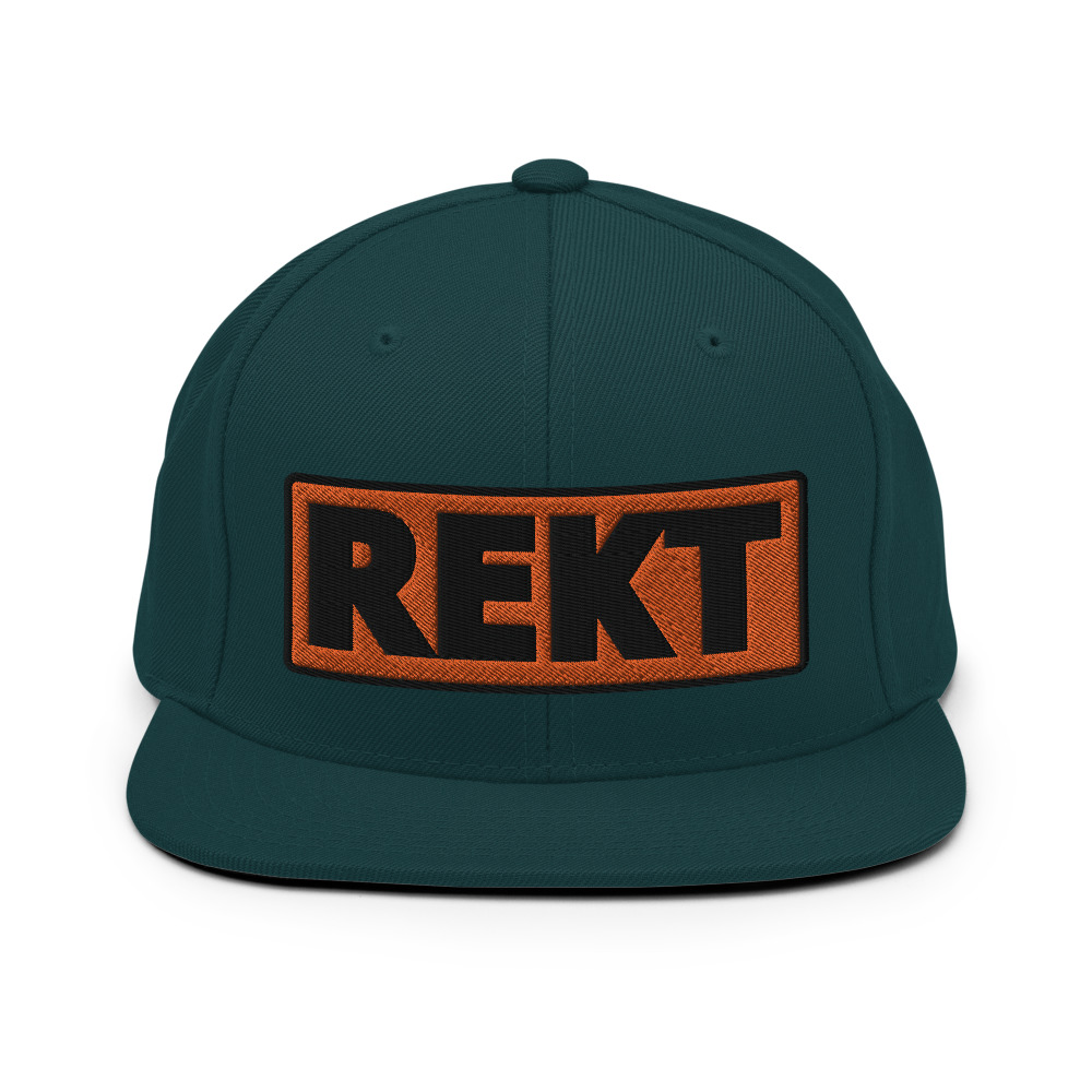 Casquette Snapback REKT orange – Image 11