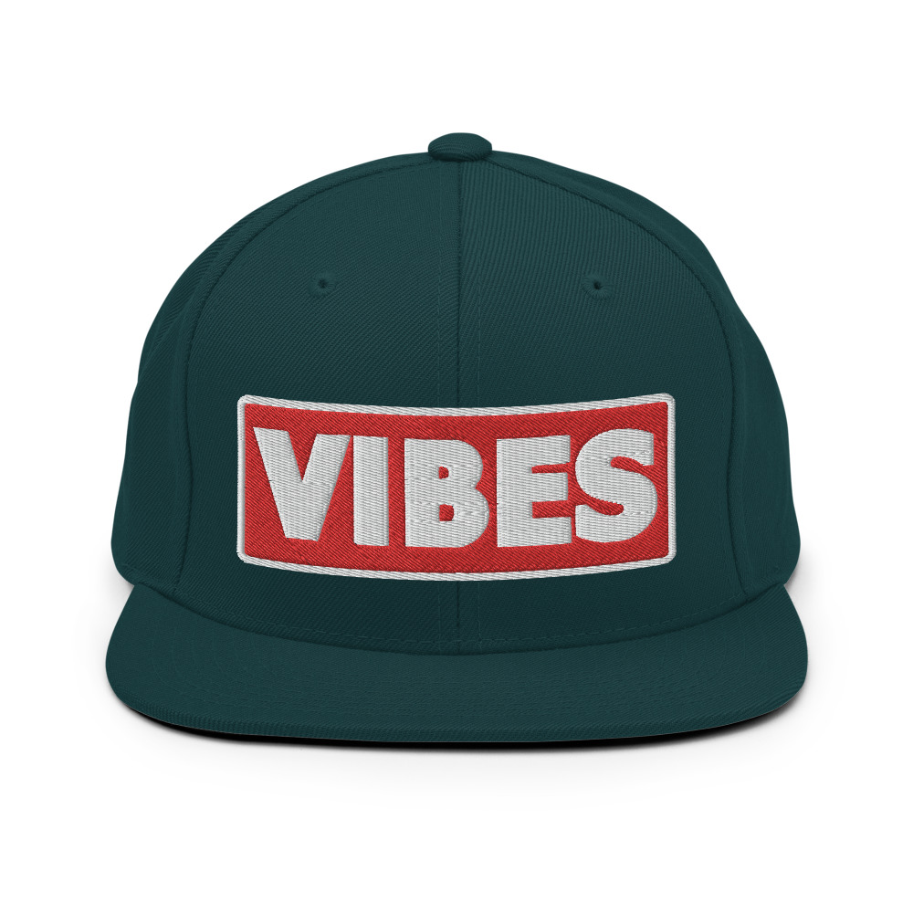 Casquette Snapback VIBES rouge – Image 5