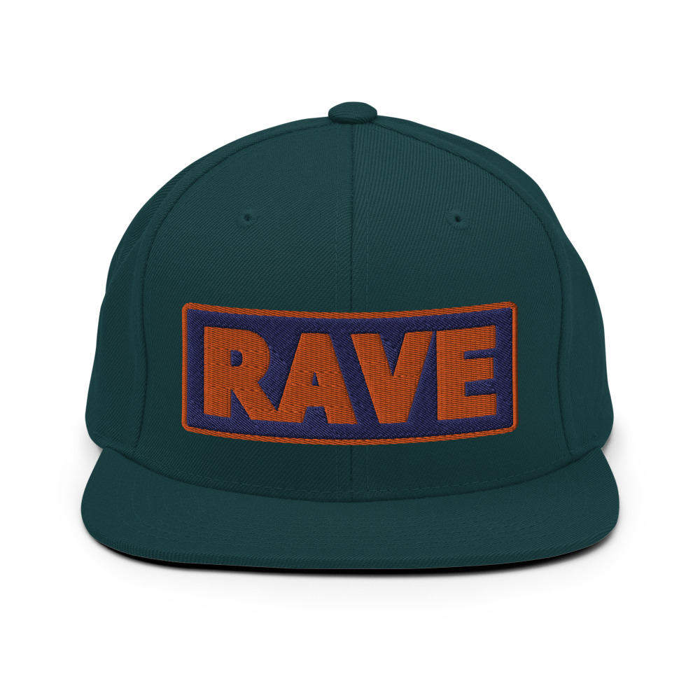 Casquette Snapback RAVE bleu – Image 2
