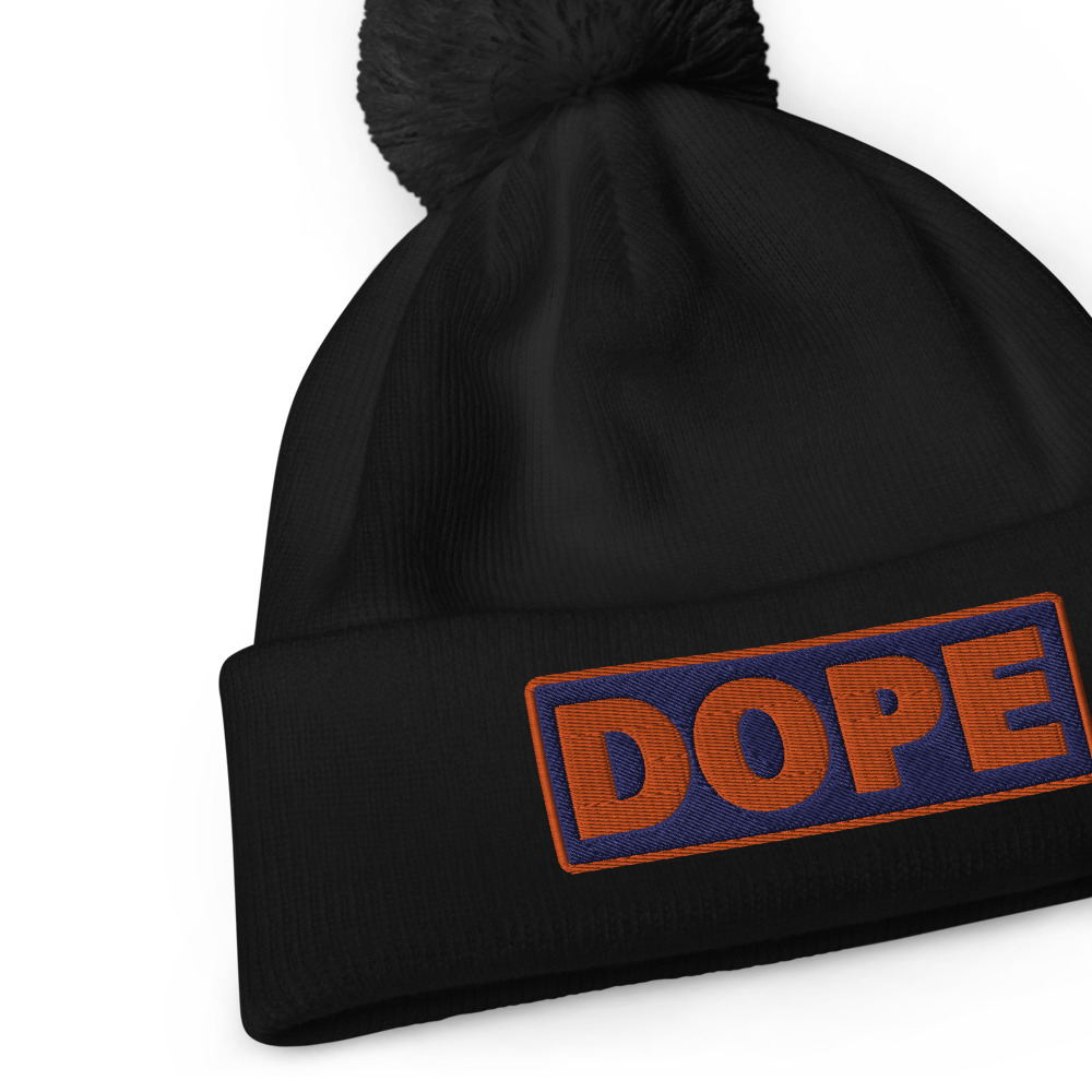 Bonnet à pompon DOPE bleu – Image 2