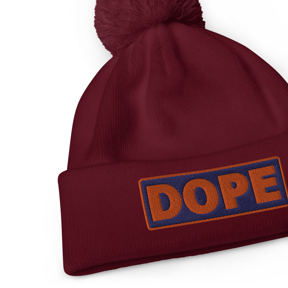 Bonnet à pompon DOPE bleu – Image 3